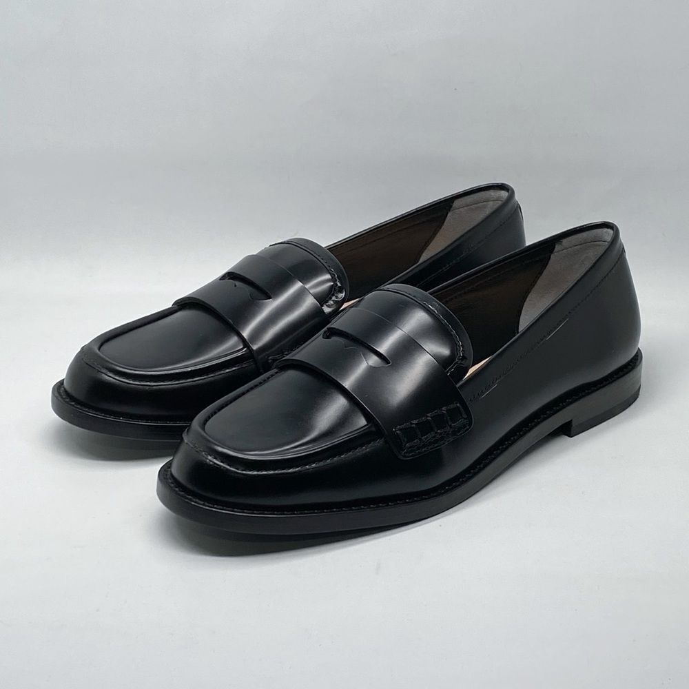 Loeffler Randall Rachel Leather Penny Loafers size 7.5
